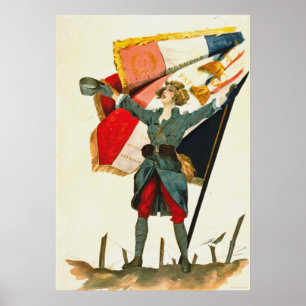 Affiche Vive la France 1918