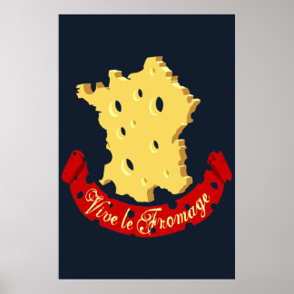Affiche Vive le Fromage