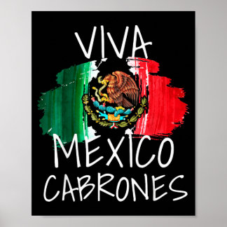 Affiche Vive le Mexique Fête de l'indépendance du Mexique