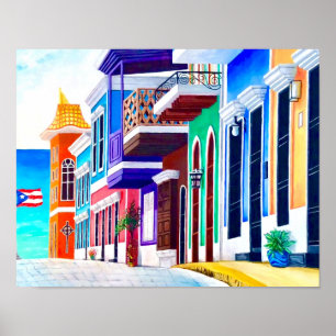 Affiche ¡Vive Porto Rico !