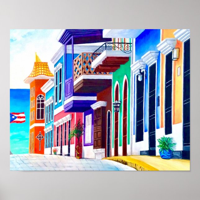 Affiche ¡Vive Porto Rico ! (Devant)