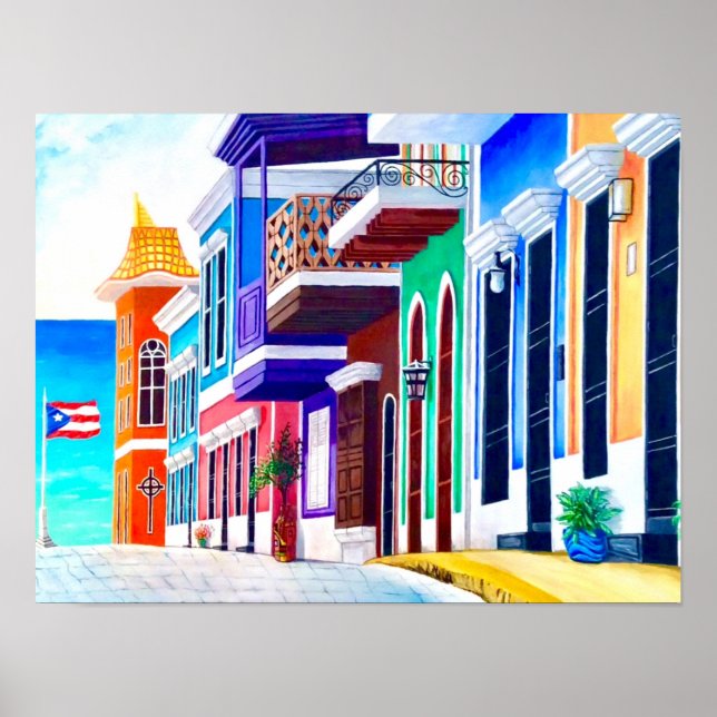 Affiche ¡Vive Porto Rico ! (Devant)