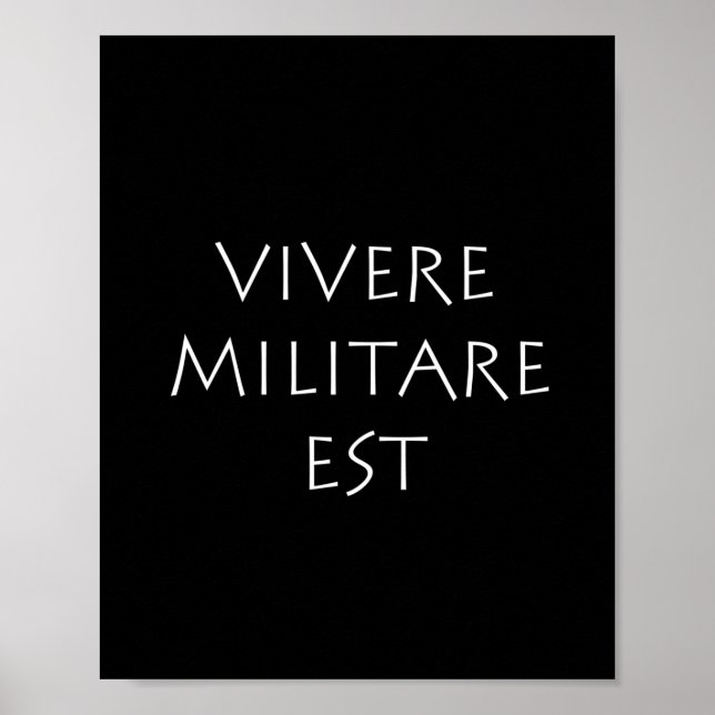 Affiche Vivere militare est (Devant)