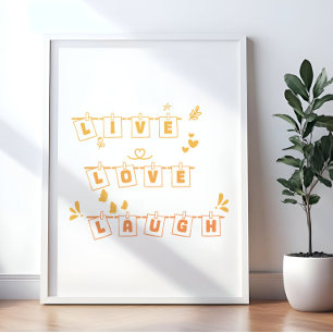 Affiche Vivez Amour Riez Mignon Notedry