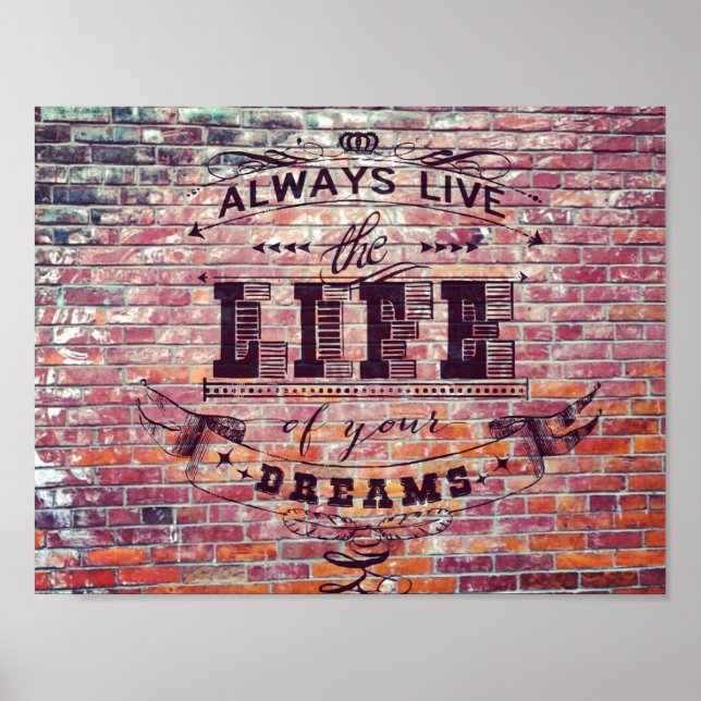 Affiche Vivez la vie de vos rêves (Devant)