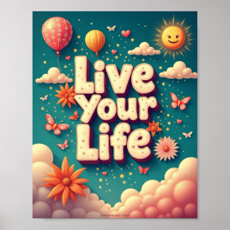 Affiche Vivez votre vie