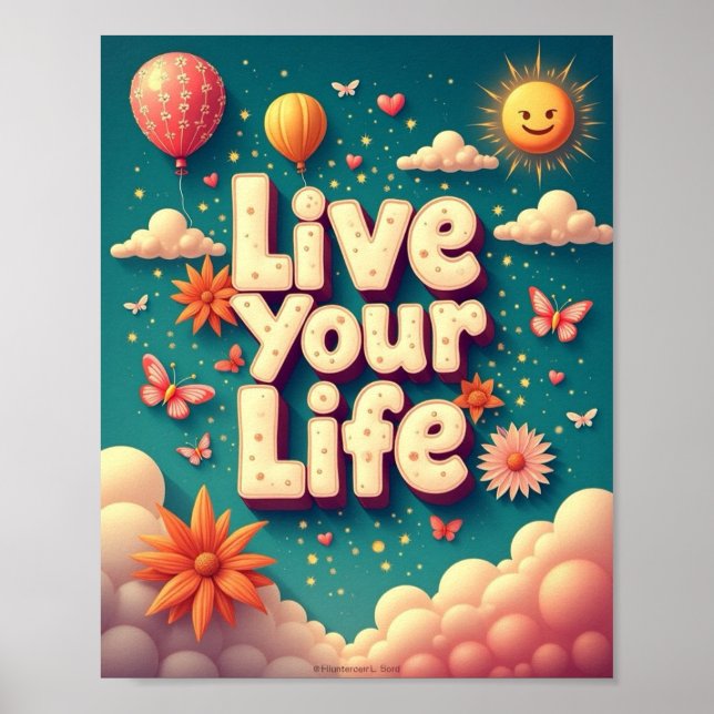 Affiche Vivez votre vie (Devant)