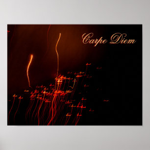 Affiche Vivez votre vie étincelante comme un feu d'artific