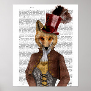 Affiche Vivienne Steampunk Fox