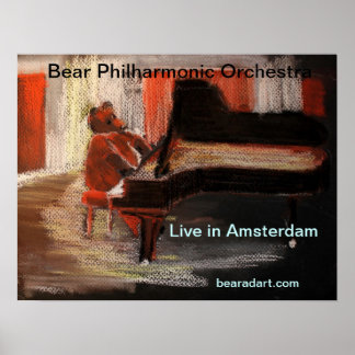 Affiche Vivre à Amsterdam