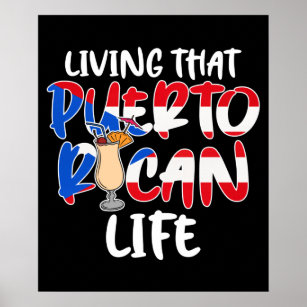Affiche Vivre Cette Vie Portoricaine