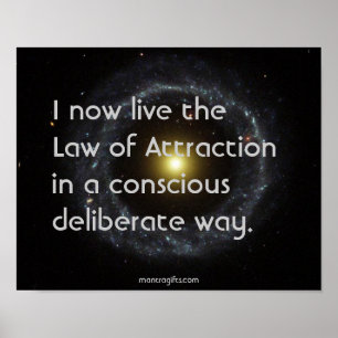 Affiche Vivre délibérément