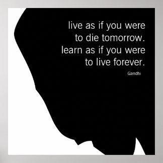 Affiche Vivre et apprendre