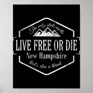 Affiche Vivre ou mourir des femmes New Hampshire Nh 603 de