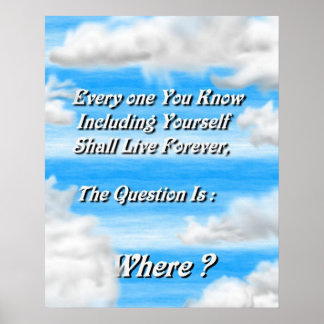 Affiche Vivre pour toujours