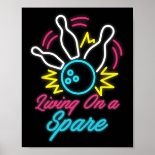 Affiche Vivre Sur Un Épargnant Bowling Pins Sports Hob