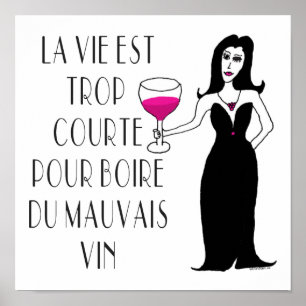 Affiche Vixen Vin Simplement Un Français Malin Dire