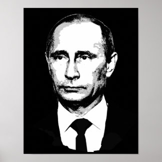 Affiche Vladamir Poutine face