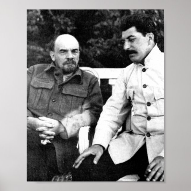 Affiche Vladimir Lenin And Joseph Stalin (Devant)