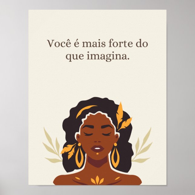 Affiche Você é mais forte do que imagina. (Devant)
