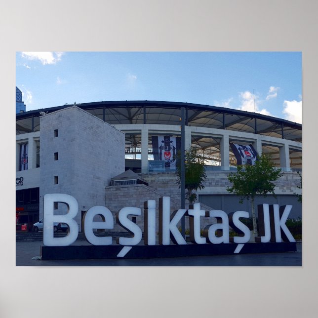 Affiche Vodafone Arena, stade de Besiktas (Devant)