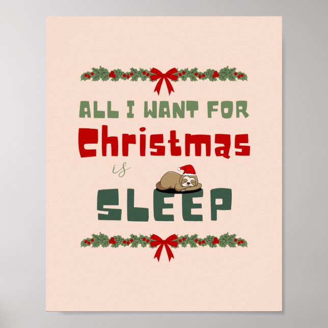 Affiche Vœu de Noël (Devant)