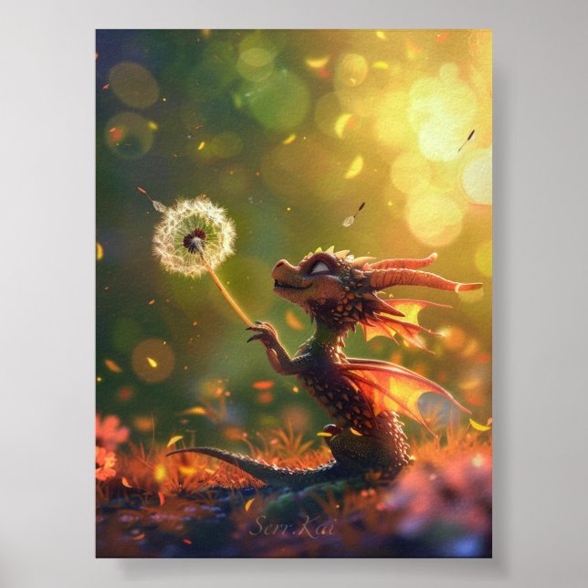 Affiche Voeux dans l'éolien Imprimer et téléchargeable (Devant)