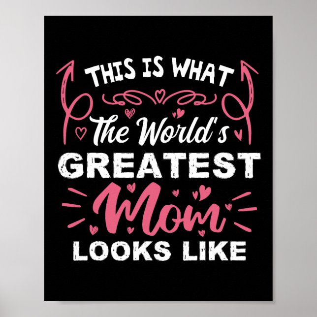 Affiche Voici à quoi ressemble la plus grande maman du mon (Devant)