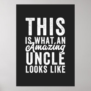 Affiche Voici à quoi ressemble un oncle Extraordinaire