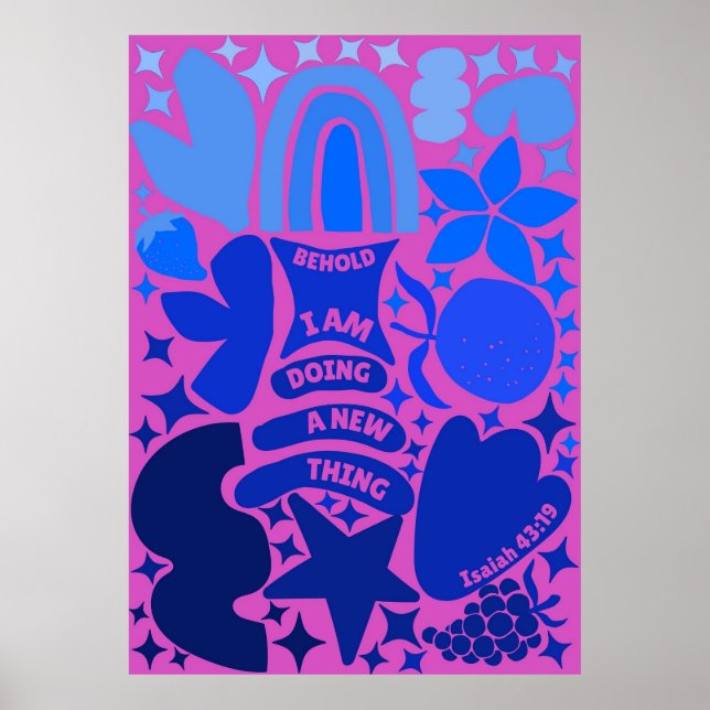 Affiche Voici, je fais une chose nouvelle (Devant)