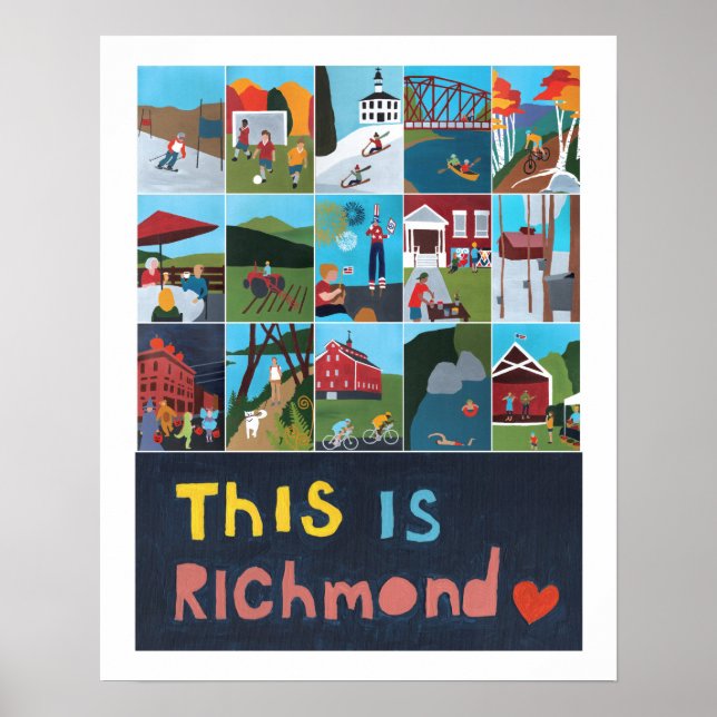 Affiche Voici l'affiche de Richmond (Devant)