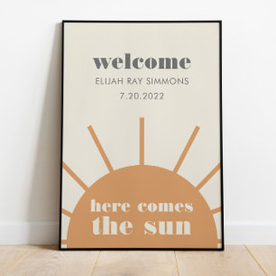 Affiche Voici l'affiche Sun Vintage Welcome