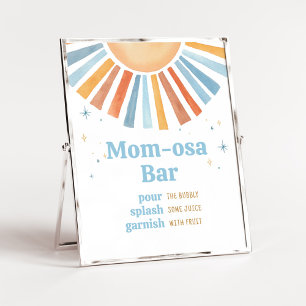 Affiche Voici le Baby shower Fils Maman Osa Bar