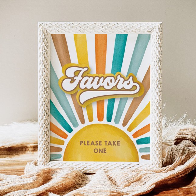 Affiche Voici le fils | Baby shower Faveurs Signer (Créateur téléchargé)