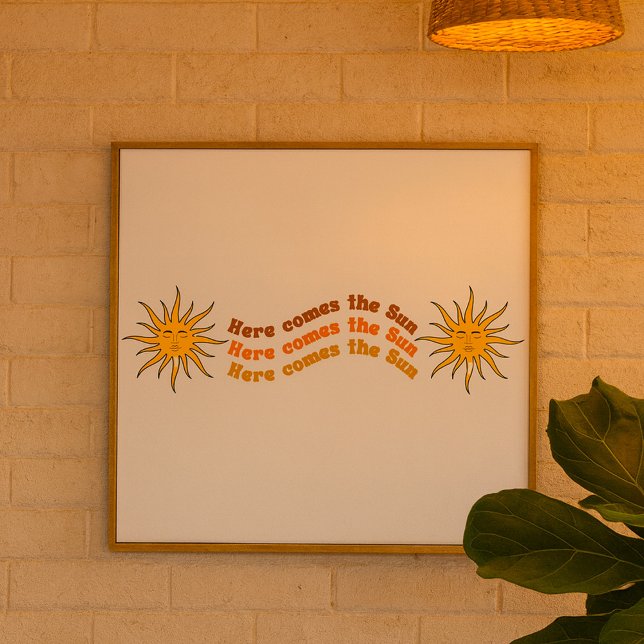 Affiche Voici Le Soleil (Créateur téléchargé)