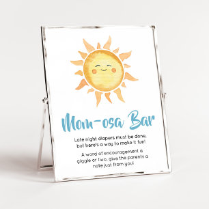 Affiche Voici le Son mignon Sun Mom Osa Bar