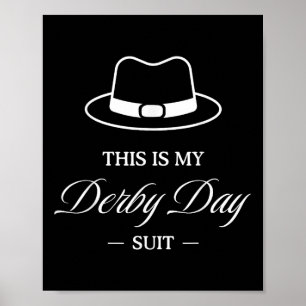 Affiche Voici Mon Costume Derby Day - Cheval Racing Der Dr