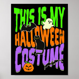 Affiche Voici Mon Costume D'Halloween1