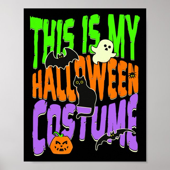 Affiche Voici Mon Costume D'Halloween1 (Devant)
