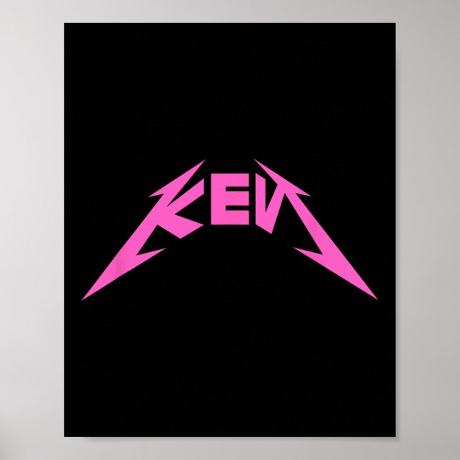 Affiche Voici Mon Costume Ken Halloween Fun Pun (Devant)