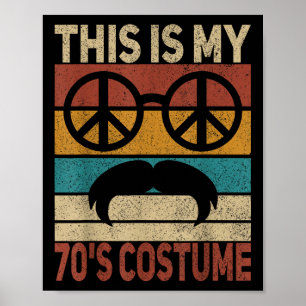 Affiche Voici Mon Costume les années 70 70 Styles Hommes l