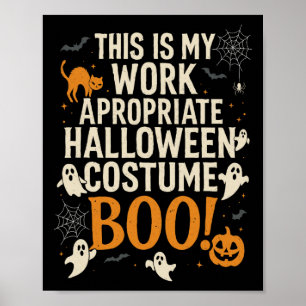 Affiche Voici Mon Travail Costume Approprié