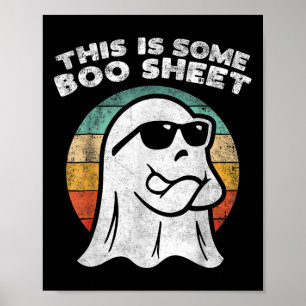 Affiche Voici Quelques Tôles De Fantôme Sungles Halloween