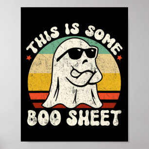 Affiche Voici Un Cool De Boite Ghost Fun Halloween Co