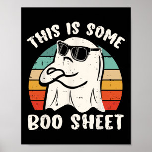 Affiche Voici Une Feuille De Boite Halloween Ghost Funny C