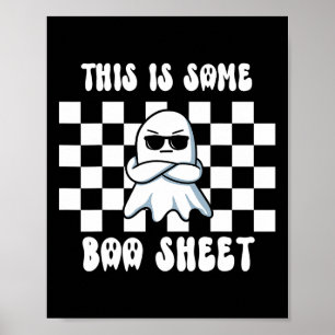 Affiche Voici Une Petite Feuille De Boite Halloween