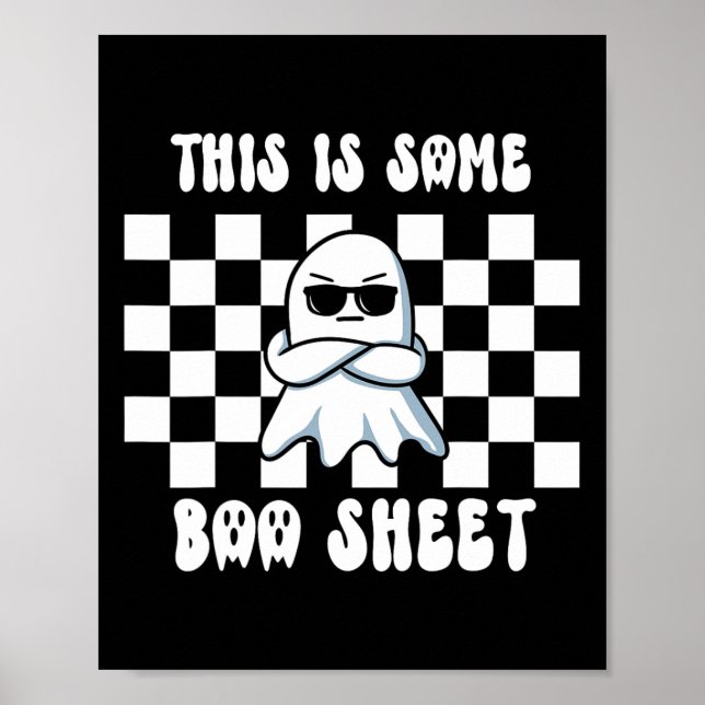 Affiche Voici Une Petite Feuille De Boite Halloween (Devant)