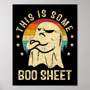 Affiche Voici Une Petite Feuille De Boite Halloween Ghost