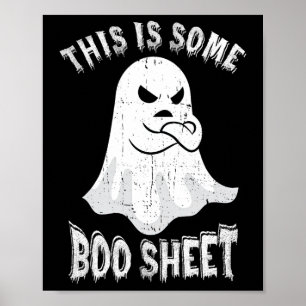 Affiche Voici Une Petite Feuille De Boite Halloween Ghost 