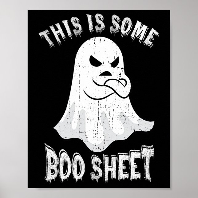 Affiche Voici Une Petite Feuille De Boite Halloween Ghost  (Devant)
